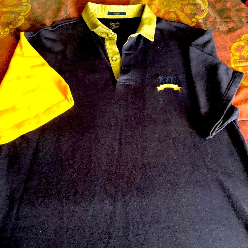Karl Kani Rugby Collared Short Sleeved Pullover